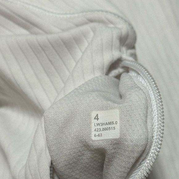 Lululemon Its Rulu Run Ribbed Cropped Half Zip 4 - Picture 8 of 8